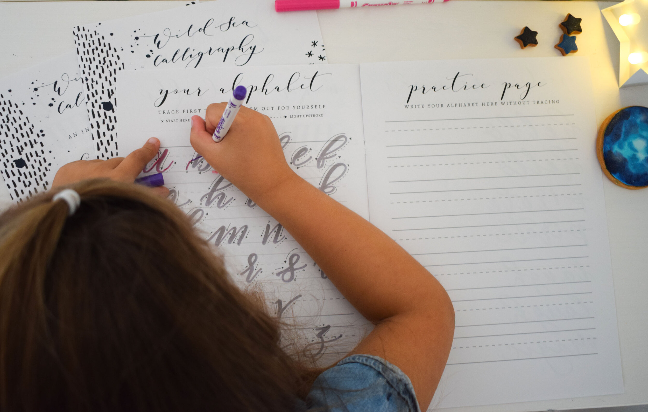 BrainGym Children Institute for Self Empowerment Gandhinagar India HandWriting Calligraphy