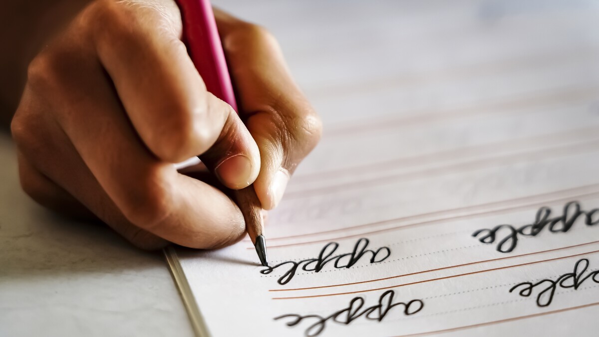 BrainGym Children Institute for Self Empowerment Gandhinagar India HandWriting Cursive