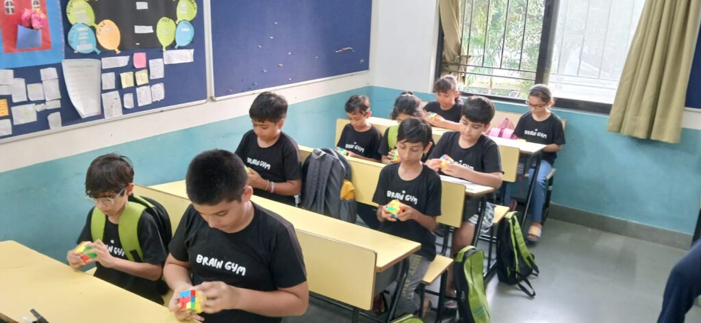 BrainGym Children Institute for Self Empowerment Gandhinagar India Rubics Cube 3